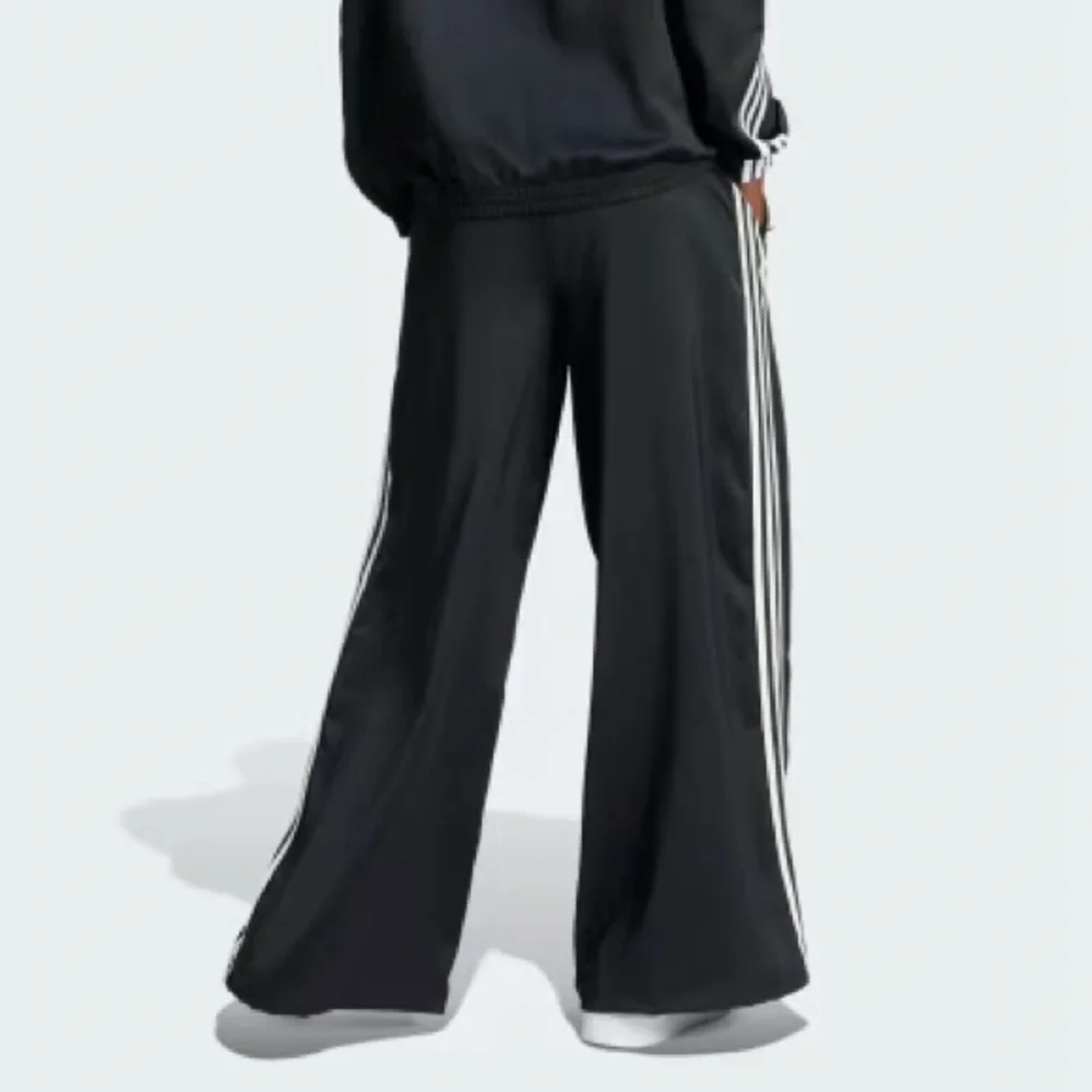 Adidas Women's Essentials 3-Stripes Wide Sportswear Pants - Picture 2 of 11
